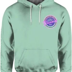 Deuxmoi merch Le Deux cool mint hoodie size L